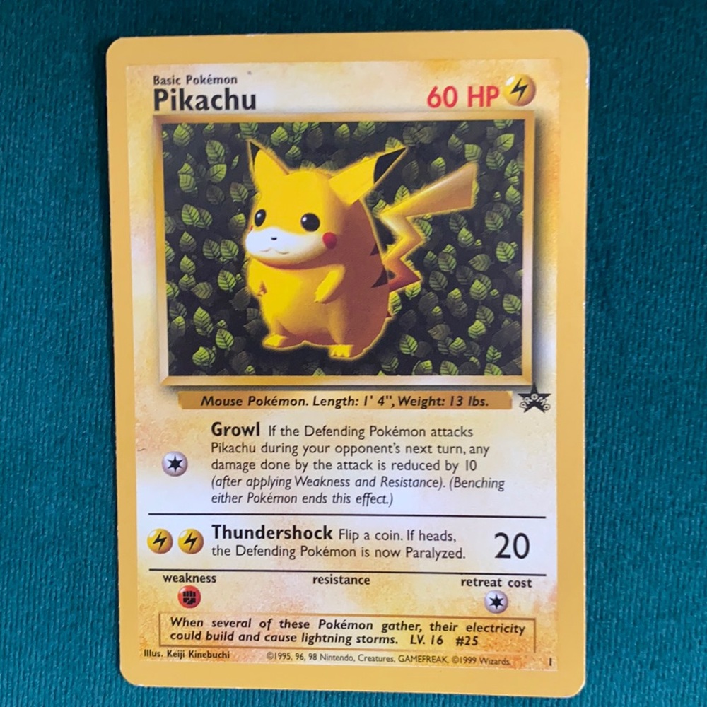 Pokémon Pikachu 1999 Wizards